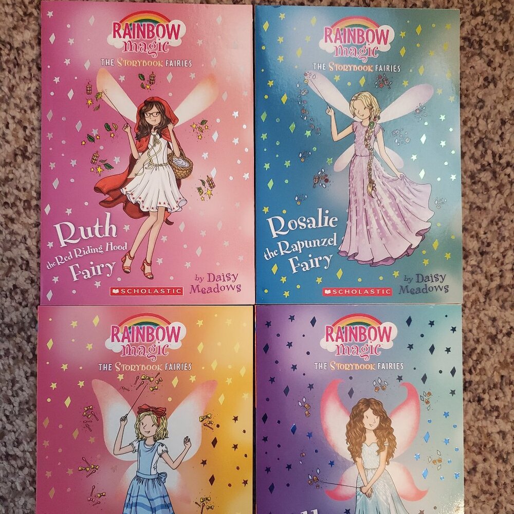 Rainbow Magic The Storybook Fairies, Books 1,2,3, & 4
